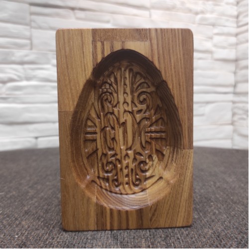 Пасхальное яйцо ХВ деревянная форма для печати пряника
