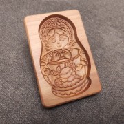 Матрешка деревянная форма для печати пряника