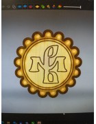 Изображение Пряничная форма с логотипом компании МВ с разных ракурсов