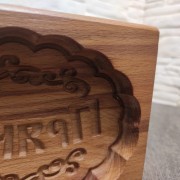Фото формы из дерева для пряника с надписью - пряник