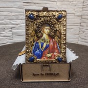 Подарочная икона Ангел Хранитель с иглицами