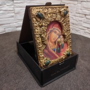 Фото подарочной иконы казанская богородица с камнями