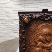 фото иконы богородица Владимирская с камнями