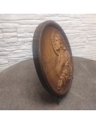 Изображение Резное панно Иисусова молитва с разных ракурсов