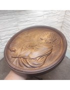 Изображение Резное панно Иисусова молитва с разных ракурсов