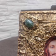 Фото подарочной иконы Господь вседержитель с камнями