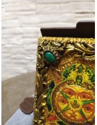 Изображение Авторская икона Всевидящее Око божие с камнями с разных ракурсов