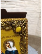 Изображение Икона Ксения Петербургская, святая блаженная, подарочная с разных ракурсов