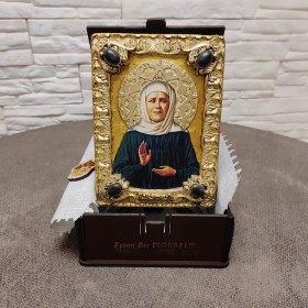 Небольшая икона Матрона Московская святая блаженная, подарочная