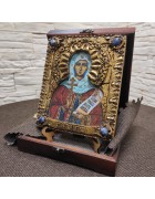 Изображение Икона святой мученицы Натальи Никомедийской с камнями с разных ракурсов