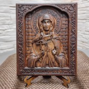 Резная икона святая мученица Татьяна Римская