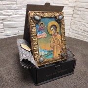 Фото небольшой иконы Артемия Веркольского, подарочная камни сверху другие
