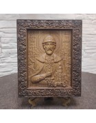 Дмитрий Донской, православная резная икона Дмитрий Донской, православная резная икона