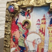 Икона святого Георгия Победоносца, подарочная