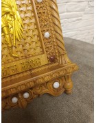 Изображение Резная икона святой Архангел Михаил с разных ракурсов
