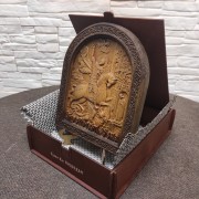 Резная икона Чудо Святого Георгия о змие (Георгий Победоносец)