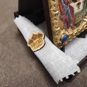 Фото иконы Троица в подарочном варианте с футляром
