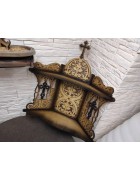 Изображение Большой угловой иконостас с разных ракурсов
