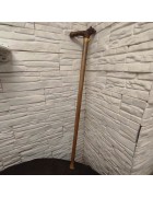 Изображение Трость резная с головой Волка из массива с разных ракурсов